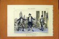 Original Old Antique Print Epilogue Westminster Play Theatre 1872 Victorian