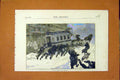 Old Antique Print Paris Republic Street Carriage Snow French France 1872 19th