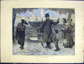 Original Old Antique Print Roman Cardinal Footman St. Pauls 1872 19th