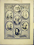 Original Old Antique Print Portrait Stuart Bamford Mayhew Bellairs Savage 1872