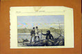 Original Old Antique Print Rome English Tigers Sketch Meet Roman Hunt 1872 19th