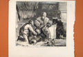 Original Old Antique Print Royal Wedding Artist Furs Berlin Germany 1874 19th