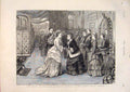 Old Antique Print Duchess Edinburgh Queen Windsor Railway Station Palace