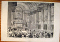 Original Old Antique Print Ball Mansion House Duke Duchess Edinburgh Mayor 1874