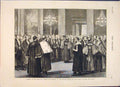 Original Old Antique Print Mansion London Mayor Banquet Lords Provost 1874 19th