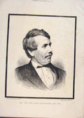 Original Old Antique Print Livingstone Portrait Africa Lobisa 1874 Victorian