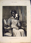 Original Old Antique Print Like The Missus Photograph Goupil Jacob 1878 19th