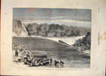 Original Old Antique Print Stanley Anglo-American Expedition Africa Kalulu Falls