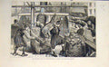 Original Old Antique Print British Fleet Constantinople Beef Boat Galata 1878