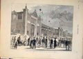 Old Antique Print Paris Exhibition Pavilion Prince Wales Dining Room 1878 19th