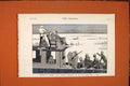 Original Old Antique Print Sketches India Shooting Alligators Picnic 1879 19th