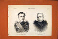 Old Antique Print Portrait Adolphie Prince Sweden Baron Rothschild 1879 19th