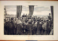 Original Old Antique Print Epping Forest Queen Elizabeth Ceremony 1882 19th
