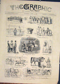Original Old Antique Print Islington Horse Show Horses Sketches Pony Sketch 1882