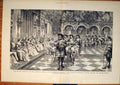 Old Antique Print Silver Wedding Imperial Prince Germany Procession 1883 19th