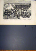 Original Old Antique Print Cetewayo Natal Africa King Intonyanene 1883 19th
