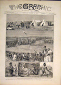 Original Old Antique Print Cetewayo Africa War Intonyanene Shepstone Zulu