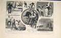 Original Old Antique Print International Fisheries Exhibition Kensington London