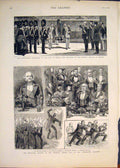 Old Antique Print Czar Russia Imperial Moscow Banquet Liberal Westminster