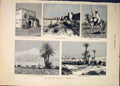 Original Old Antique Print Morocco Africa Palace Beni Meskin Tensyft 1883 19th