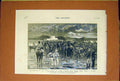 Original Old Antique Print Rebellion Soudan Camels Cattle Cavalry Suakim 1884