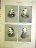 Original Old Antique Print Portrait Tweeddale Vernon Elliot Smith House Commons