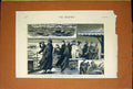 Original Old Antique Print Experiments Folkestone Boat Oil Water Sea 1884 19th