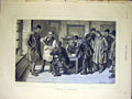 Original Old Antique Print Petition Parliament People 1884 19th
