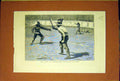 Original Old Antique Print Fete Pompeii Gladiatorial Games Sport 1884 Victorian