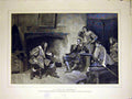 Original Old Antique Print Tale Edgehill Lucas Gentlemen Fine Art 1884 Victorian
