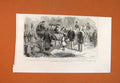 Original Old Antique Print Fete Children London Schools Hyde Park Dunn 1887