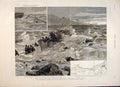 Original Old Antique Print Wreck Channel Steamer Victoria Dieppe France Cameron