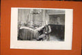 Original Old Antique Print Lord Mayor Parlour Mansion House London 1891 19th