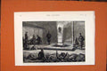 Old Antique Print Paris France Palais Arts Liberaux Champs De Mars 1891 19th