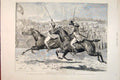 Original Old Antique Print House Commons Steeplechase Bentinck Long 1891 19th
