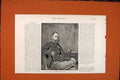 Original Old Antique Print Portrait George Stephen Peer Holl 1891 Victorian