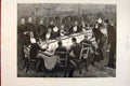 Original Old Antique Print Monotony Sea Ring SpoMan-Of-War 1891 19th
