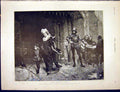 Original Old Antique Print Traitor Wife Fred Roe Fine Art 1898 Lady Child 19th