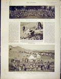 Original Old Antique Print Tirah Field Force Indian Frontier Tribesmen Niagara