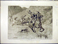 Original Old Antique Print Buner Expedition Cavalry Tanga Pass 1898 Victorian
