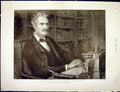 Original Old Antique Print Portrait Balfour Chief Secretary Ireland Hall 1898