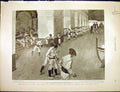 Old Antique Print Queen Cimiez Riviera Children Battle Flowers Nice 1898 19th