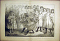 Original Old Antique Print May Day Queen Maypole Dance Children Renouard 1898
