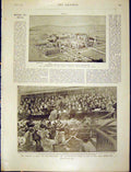 Original Old Antique Print Royal Masonic Institution Boys Prizes Freemasons 1898