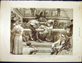Old Antique Print Voyage South African Liner Carisbrook Castle Sport 1898 19th