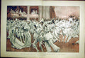 Original Old Antique Print Mid-Lent Festival Nice White Ball Casino Gulich 1898