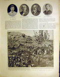 Old Antique Print Portrait Davidson Cricket Primrose Nile Dam Africa 1899 19th