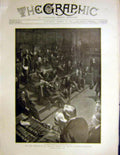 Original Old Antique Print Navy House Commons Goschen Ireland England Hall 1899