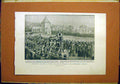Original Old Antique Print Remains Prince Princess Bismarck Mausoleum 1899 19th
