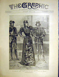 Original Old Antique Print Play St James'S Theatre Macquoid Vanbrugh 1899 19th